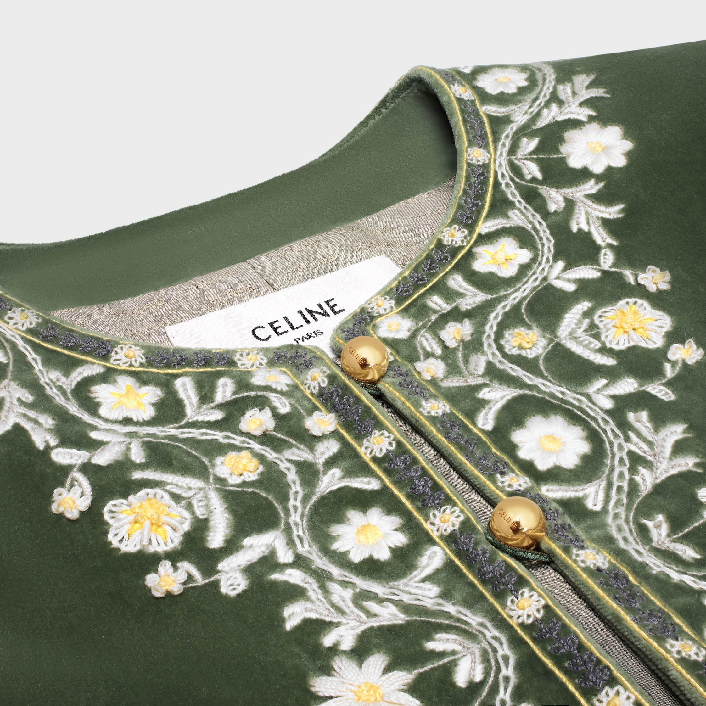 エンブロイダリー チェルシー ジャケット / ベルベット - シプレ