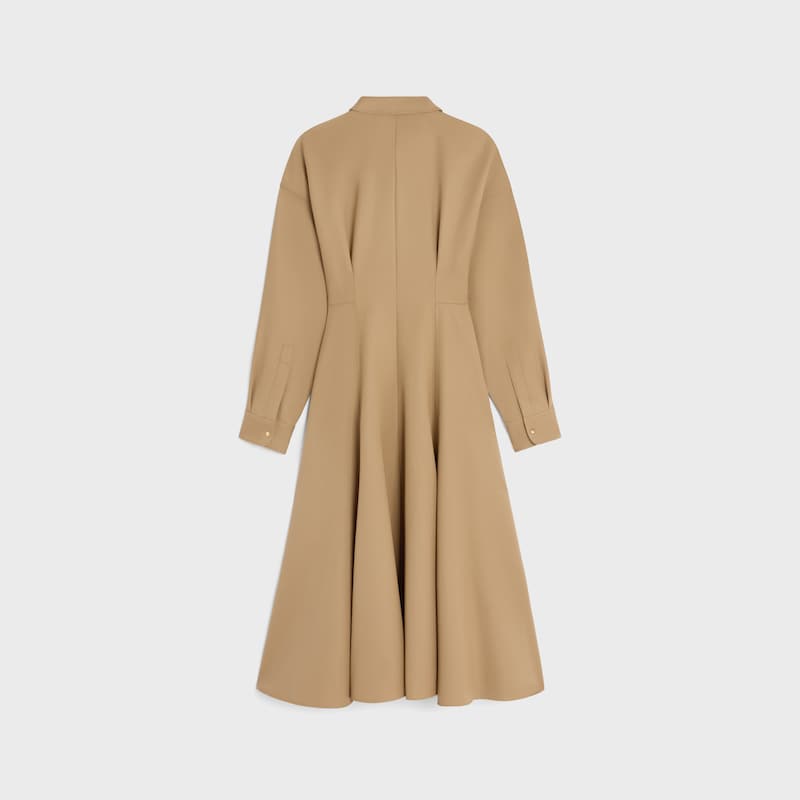 dress IN wool - SAND -  - 1 | CELINE