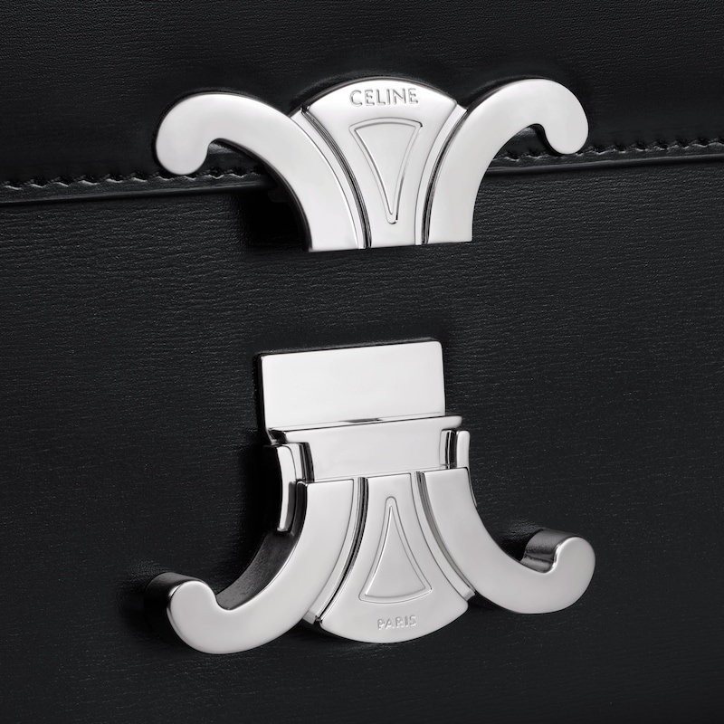 TEEN TRIOMPHE BAG IN shiny calfskin - BLACK - HAND-PICKED GIFTS - 1 | CELINE