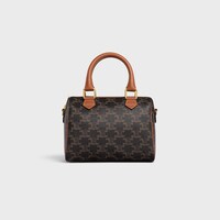 SMALL BOSTON IN Triomphe Canvas and calfskin - TAN - GIFTS FOR HER - 1 | CELINE