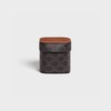 Small Box in Triomphe Canvas and Calfskin - TAN - HOME - 1 | CELINE