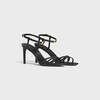 CELINE 수아르 샌들 - 램스킨 - 블랙 -  - 2 | CELINE