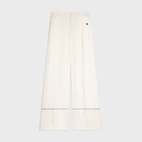 pyjama trousers IN silk satin - IVOIRE -  - 1 | CELINE