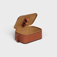 スモール トイレタリーケース / シャイニーカーフスキン - タン - ビューティーアクセサリー - 2 | CELINE