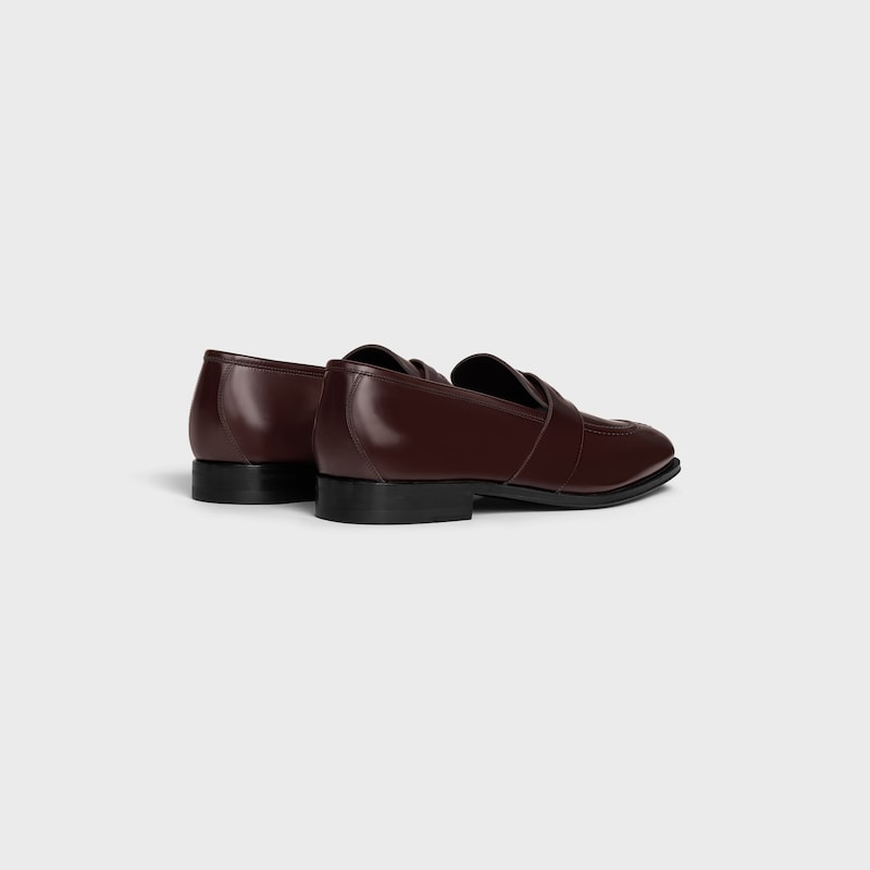 MOCAS&Iacute;N CELINE MALAQUAIS PENNY TRIOMPHE DE PIEL DE TORO PULIDA - MARR&Oacute;N OSCURO -  - 1 | CELINE