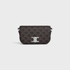 SMALL CROSSBODY BAG TRIOMPHE IN TRIOMPHE CANVAS AND CALFSKIN - BLACK - NEW - 1 | CELINE