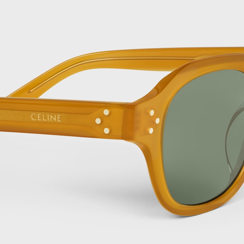 Black Frame 60 sunglasses in Acetate - MILKY HONEY -  - 1 | CELINE