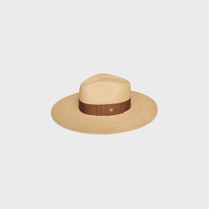 triomphe panama hat IN straw - NATURAL / CARAMEL -  - 1 | CELINE