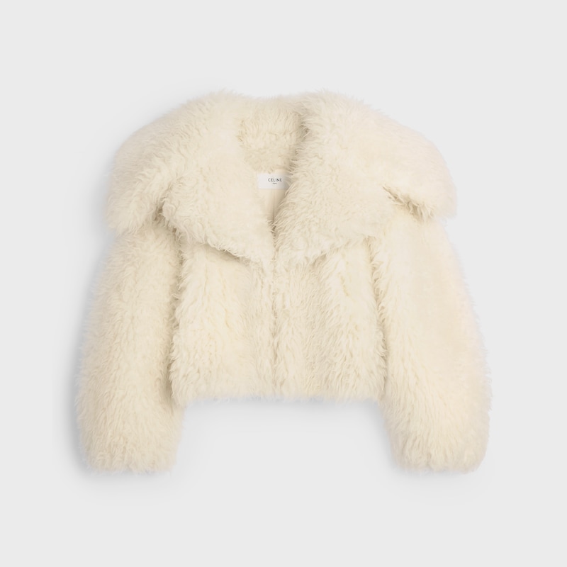 jacket IN fluffy wool - CRAIE -  - 1 | CELINE