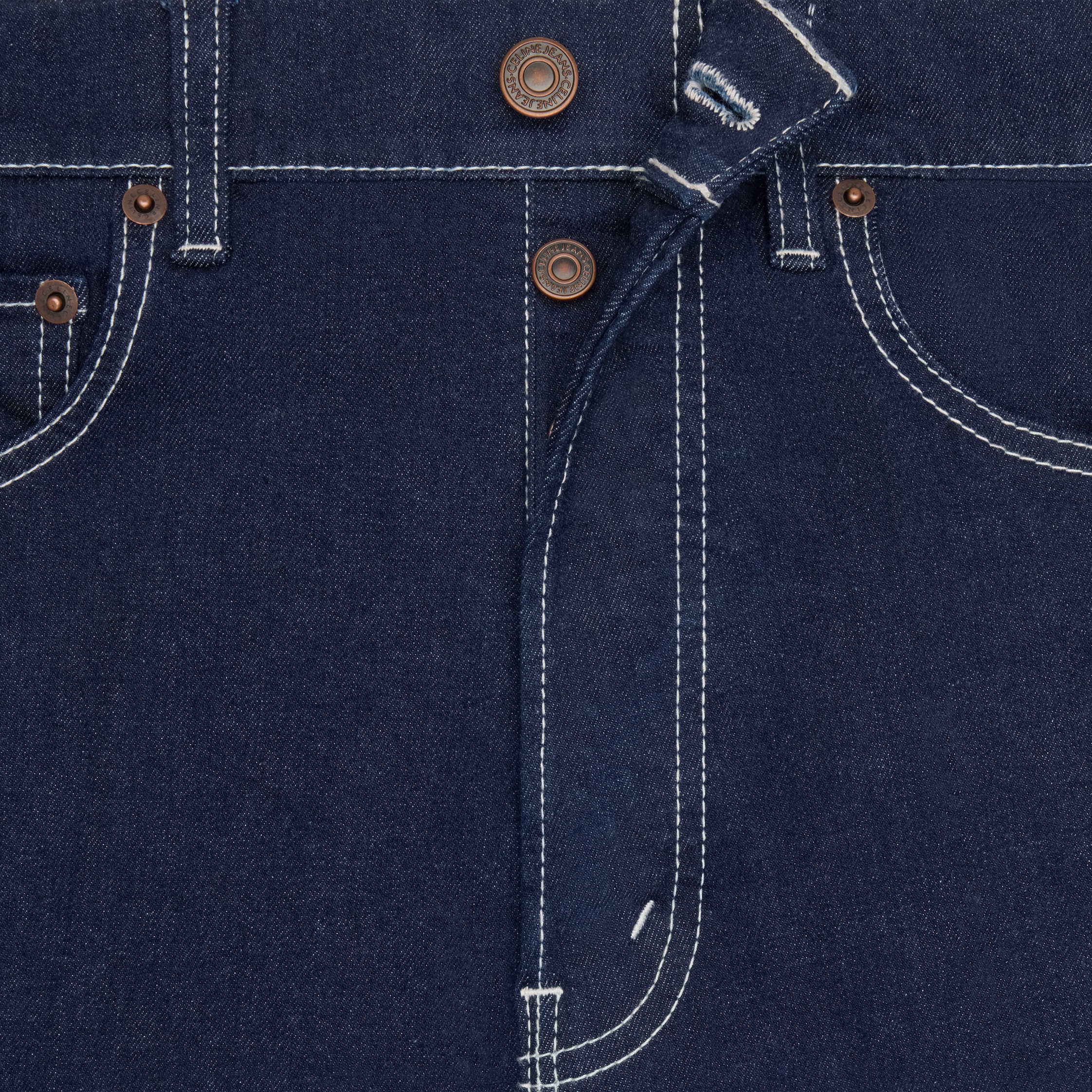 boyfriend jeans 001 in cotton denim - LIGHT RINSE | CELINE