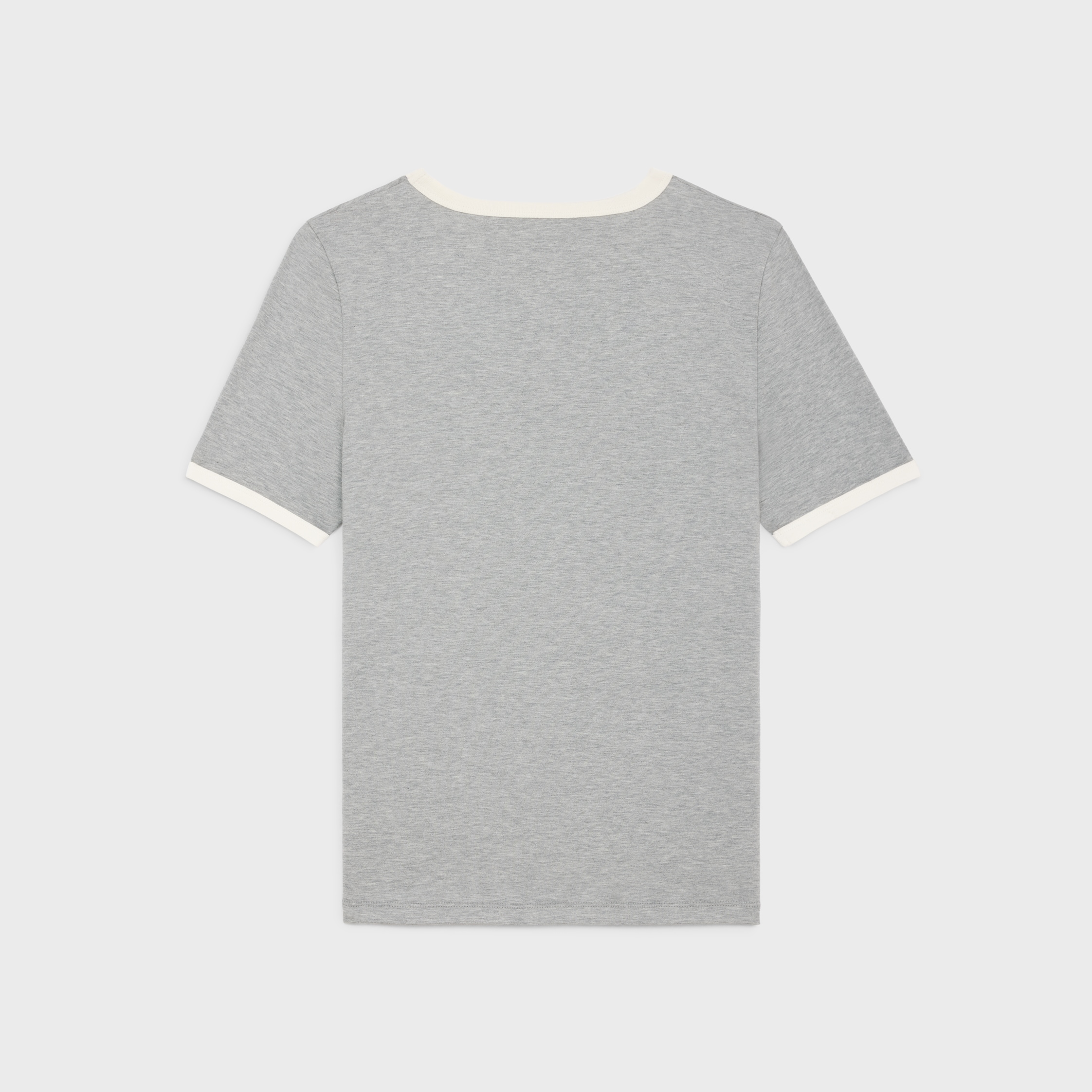 CELINE PARIS 70’S T-SHIRT IN COTTON JERSEY W) Celine Paris 70's T-Shirt in Cotton Jersey Navy Off White