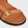 CELINE MAUD SANDALE EN Cuir de veau - LIGHT CARAMEL -  - 4 | CELINE