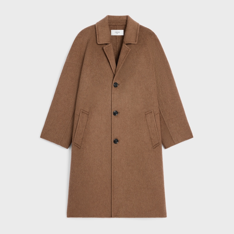 manteau cachemire chameau double face - NOISETTE -  - 1 | CELINE