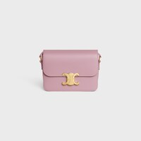 Teen Triomphe Bag in shiny calfskin - PETAL - TRIOMPHE - 1 | CELINE