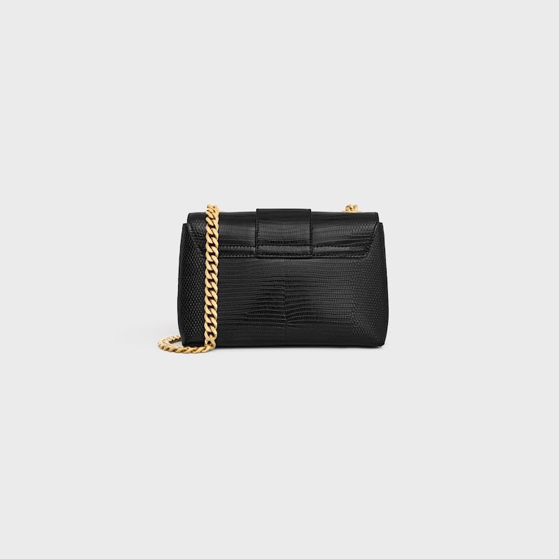 MINI CELINE VICTOIRE in lizard - BLACK - MORE LINES - 1 | CELINE