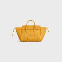 LITTLE LUGGAGE IN GRAINED CALFSKIN - MARIGOLD - CROSS-BODY BAGS - 1 | CELINE