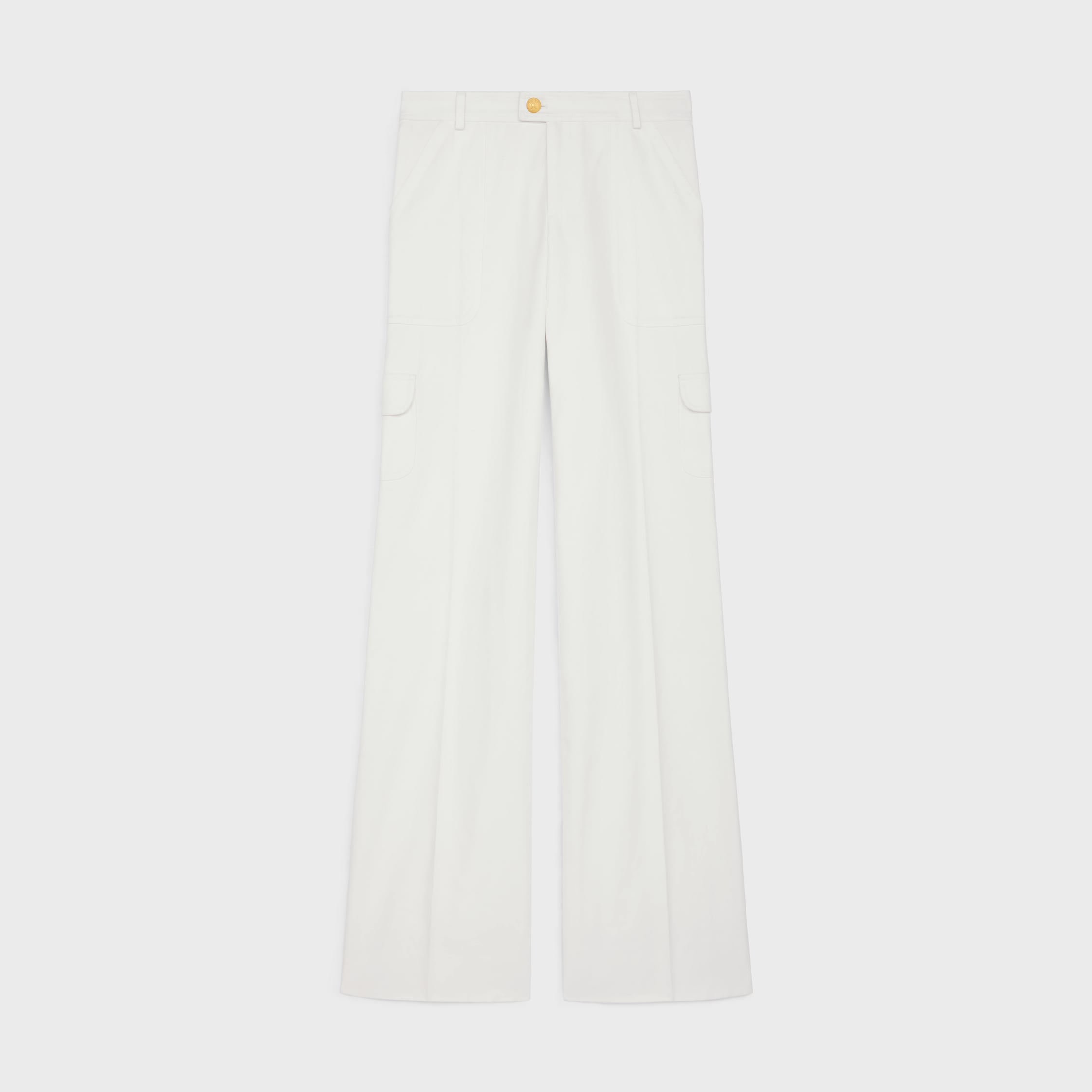 CARGO PANTS IN COTTON GABARDINE - | CELINE