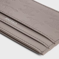 ミディアム カードホルダー / トリオンフ エンボス加工カーフスキン - ぺブル - コインケース&カードホルダー - 1 | CELINE