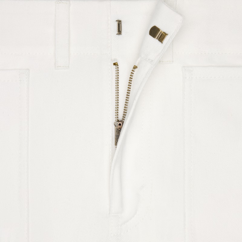 flare jeans 002 IN INDIGO DENIM - RAW WASH -  - 1 | CELINE