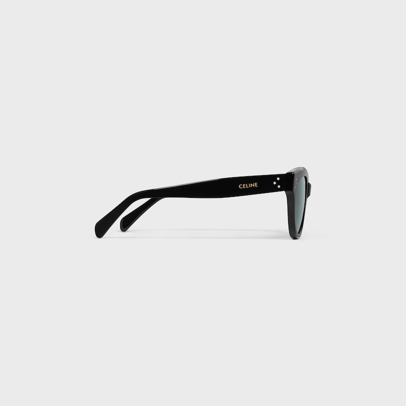 Round S332 sunglasses in Acetate - BLACK -  - 1 | CELINE