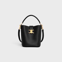 スモール バケット ルイーズ / スムースカーフスキン - ブラック - バケットバッグ - 1 | CELINE
