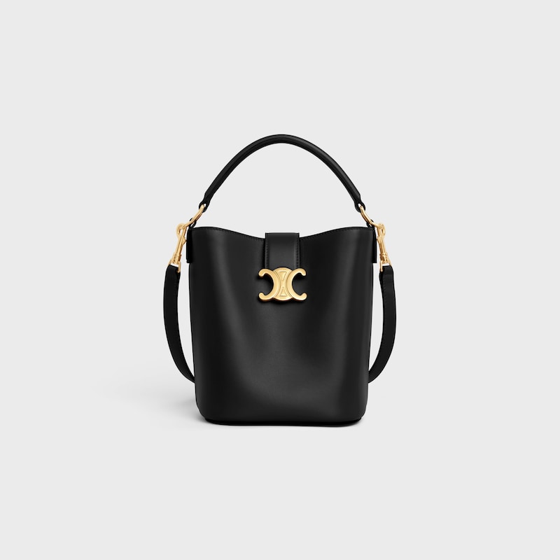SMALL BUCKET LOUISE IN SMOOTH CALFSKIN - BLACK - GIFT FINDER - 1 | CELINE