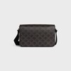 Flap Messenger bag IN TRIOMPHE CANVAS AND CALFSKIN - BLACK - HAND-PICKED GIFTS - 1 | CELINE