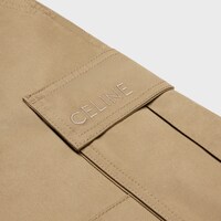 pantalon cargo celine coton technique - BEIGE -  - 1 | CELINE
