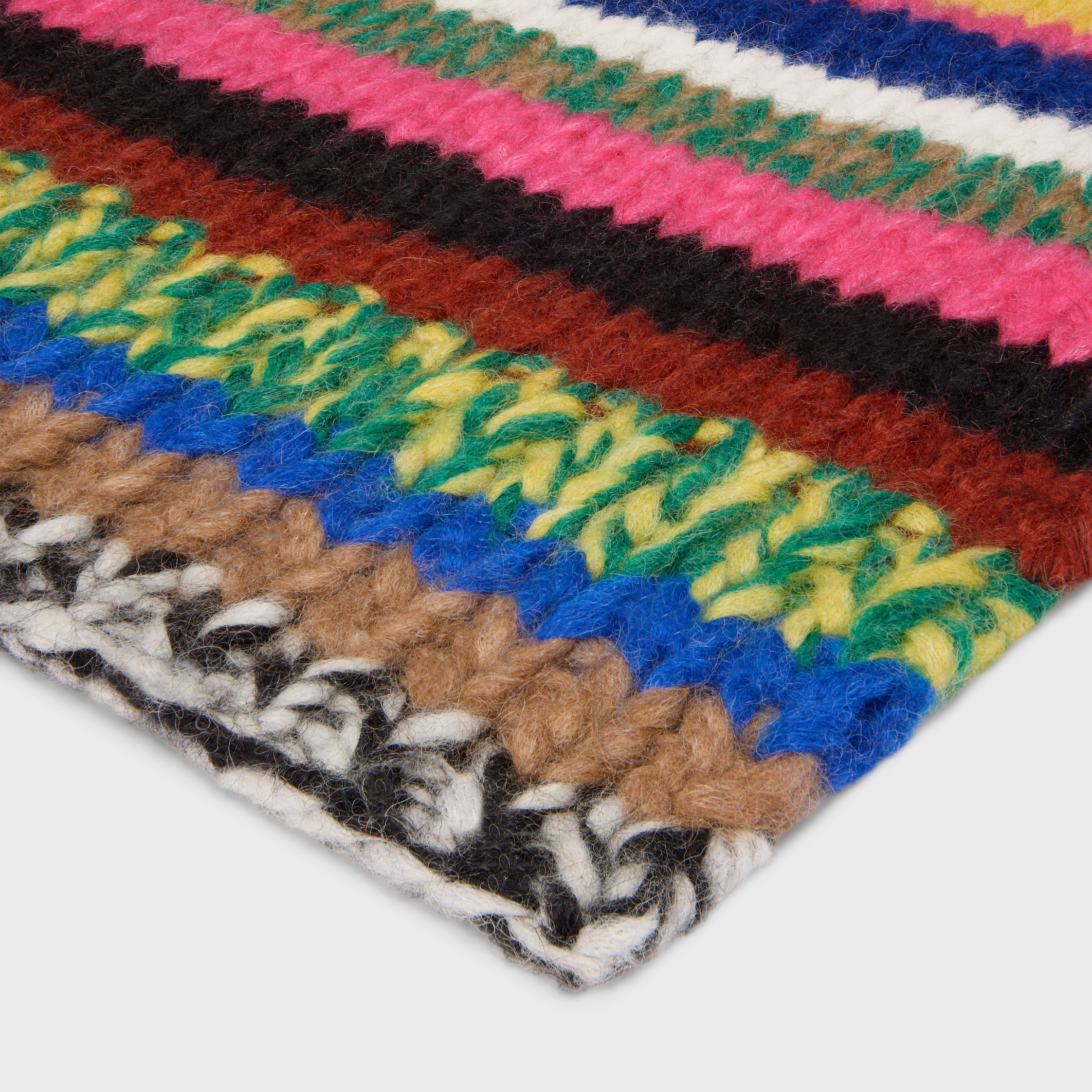 scarf IN MOULINE ALPACA AND WOOL - MULTICOLOR | CELINE