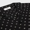 bowling shirt IN MICRO TRIOMPHE PRINT VISCOSE - NOIR / CREME -  - 3 | CELINE