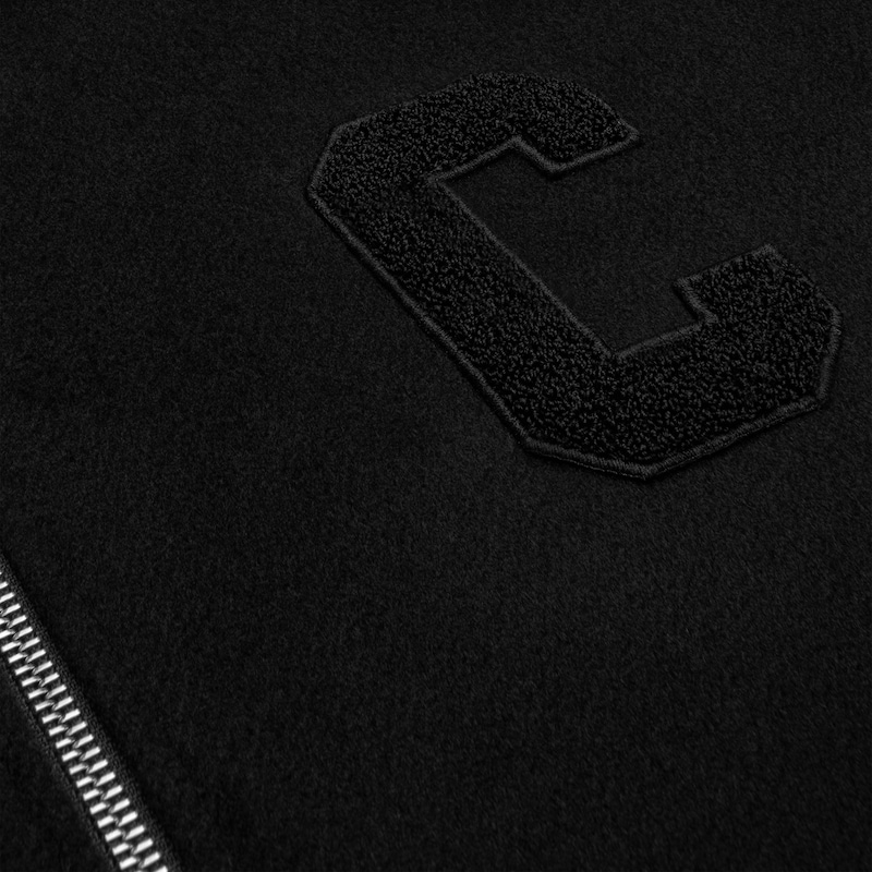 TEDDY JACKET IN DOUBLE-FACE WOOL - BLACK -  - 1 | CELINE