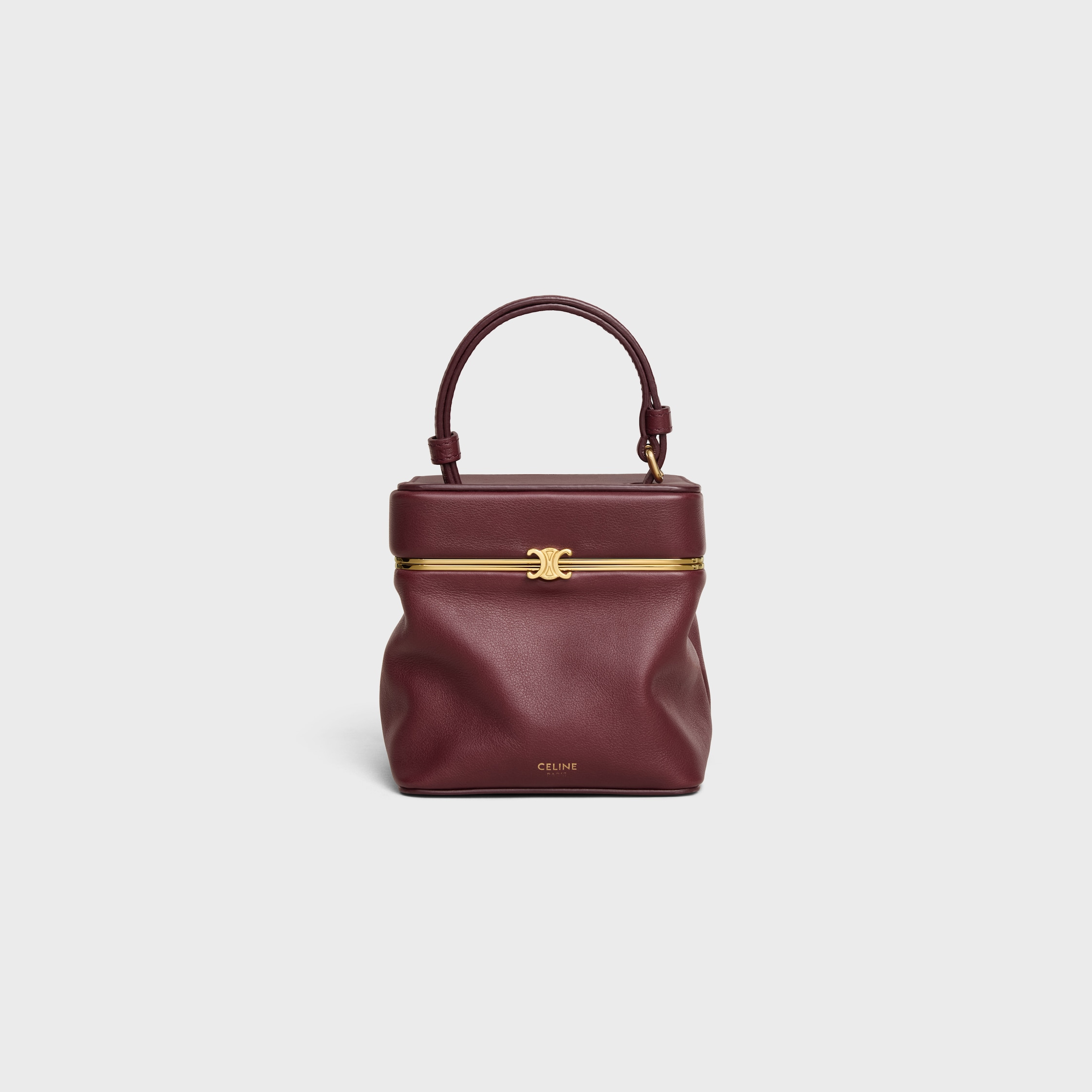 CUBE IN SUPPLE CALFSKIN - SYRAH | CELINE