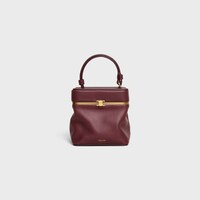 SMALL TRIOMPHE FRAME IN SUPPLE CALFSKIN - SYRAH - NEW - 1 | CELINE