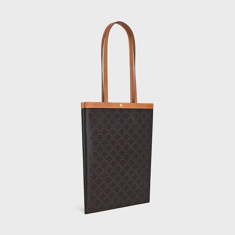 ミディアム フラットショッパー / トリオンフキャンバス - ハニー - トリオンフキャンバス - 1 | CELINE