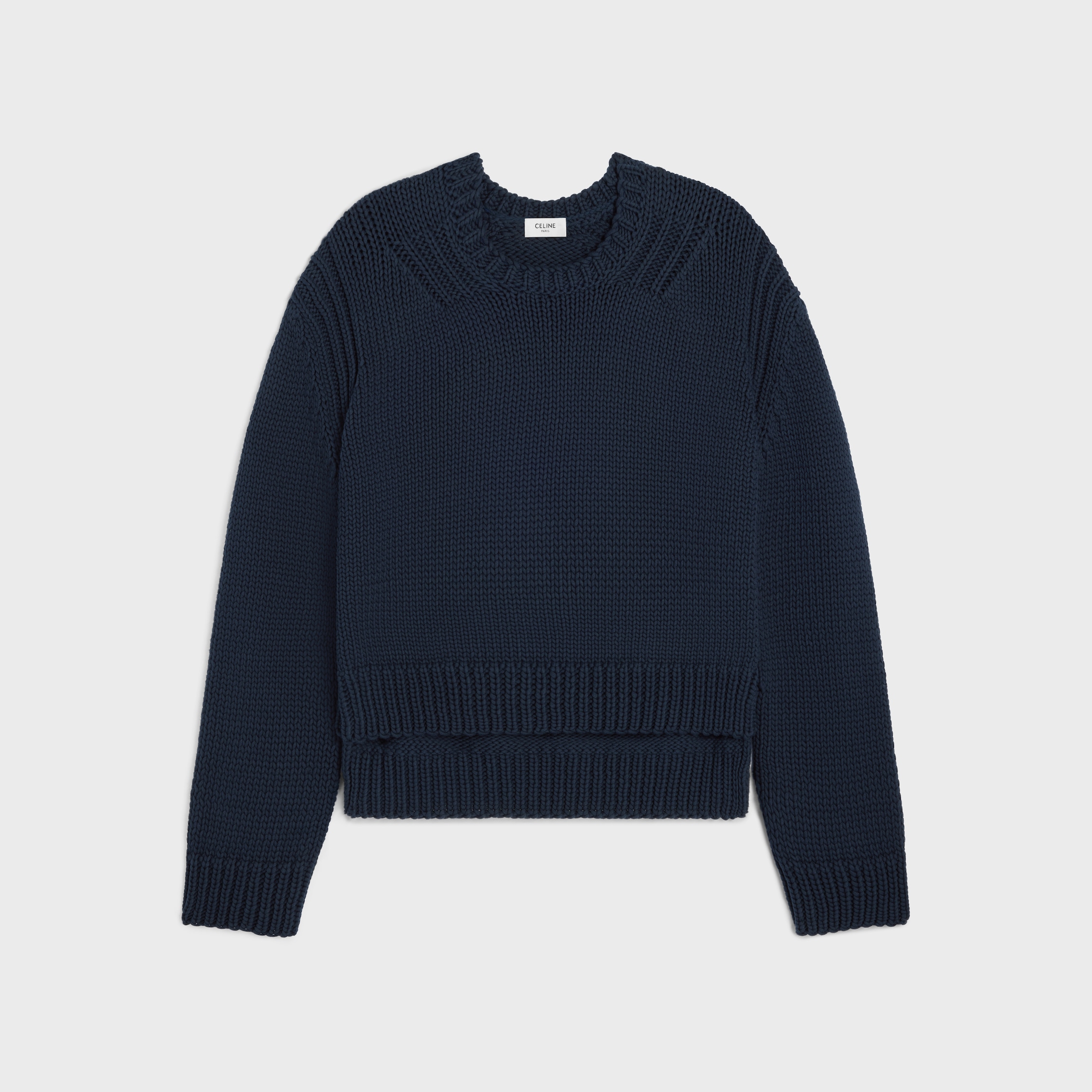 DESIGNER BLUE KNITWEAR FOR WOMEN | CELINE