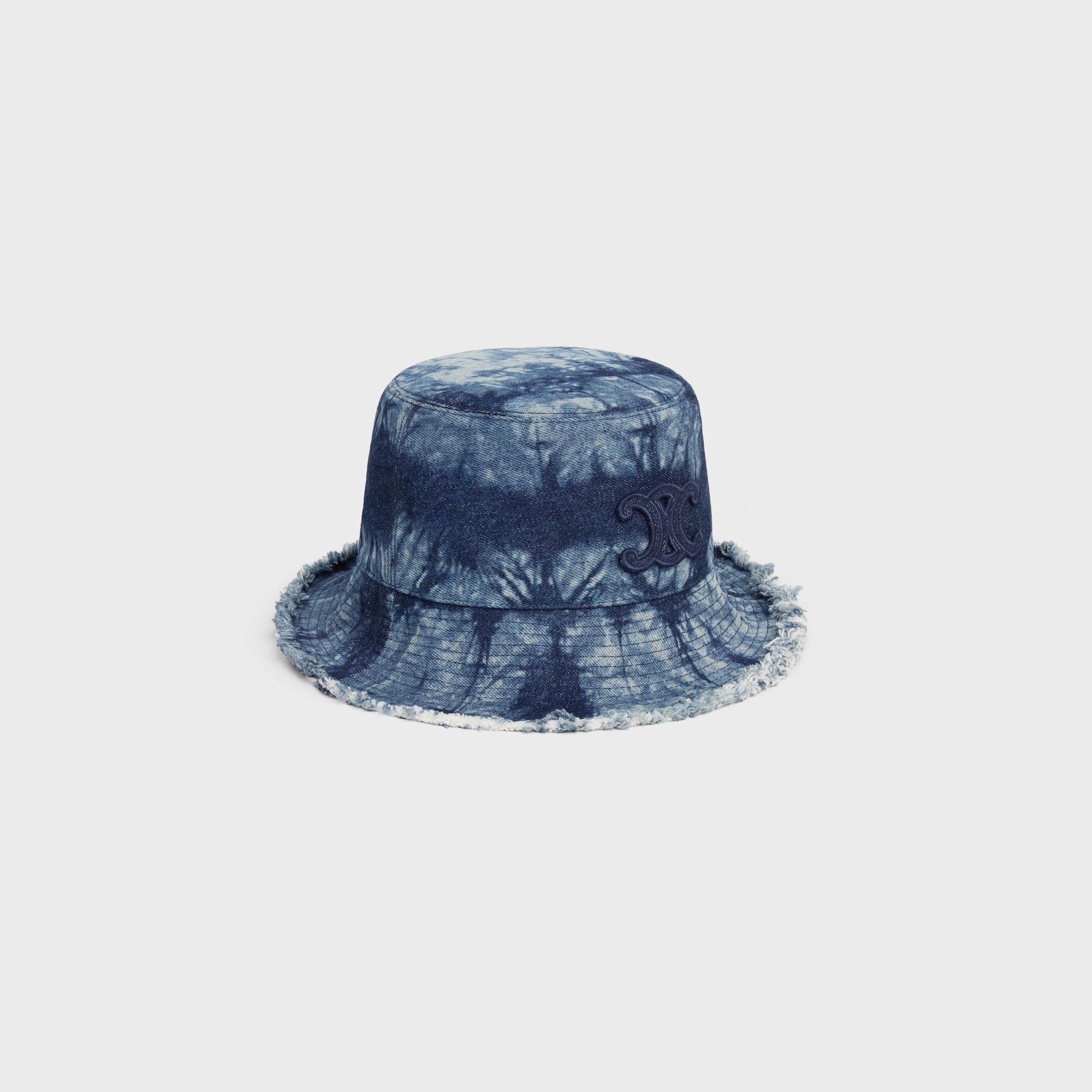 TRIOMPHE BUCKET HAT IN TIE DYE COTTON - | CELINE