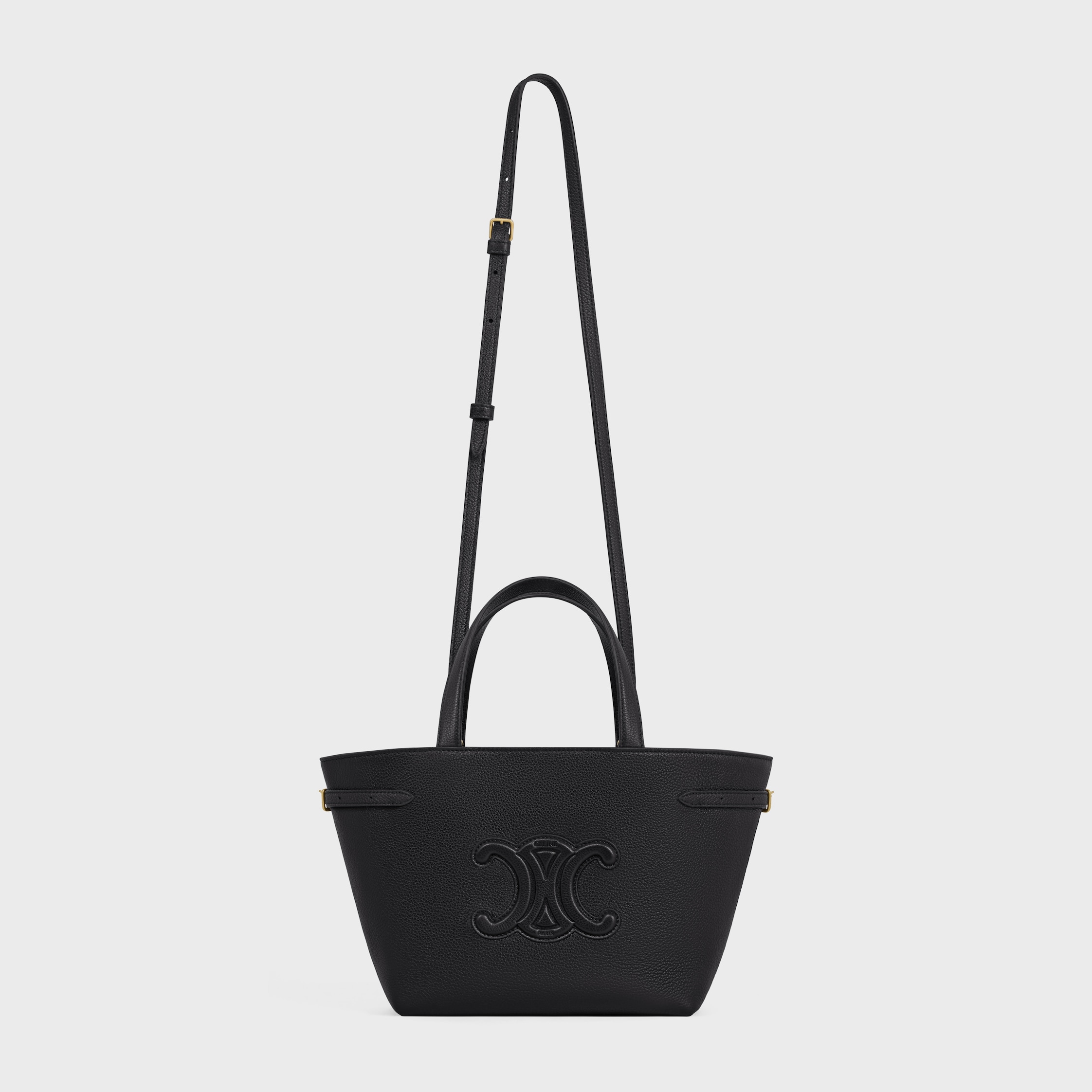 【CELINE】Small cabas Anais cuir Triomphe grained calfskin 116853ENY-04LU_3_SS24_P2_W.jpg
