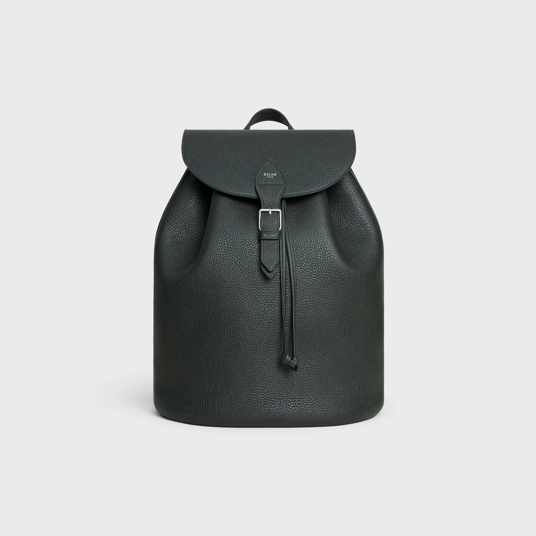 CELINE トリオンフ エンボスバックパック 目を惹くカラー【セリーヌ】ブラックトリオンフエンボスバック