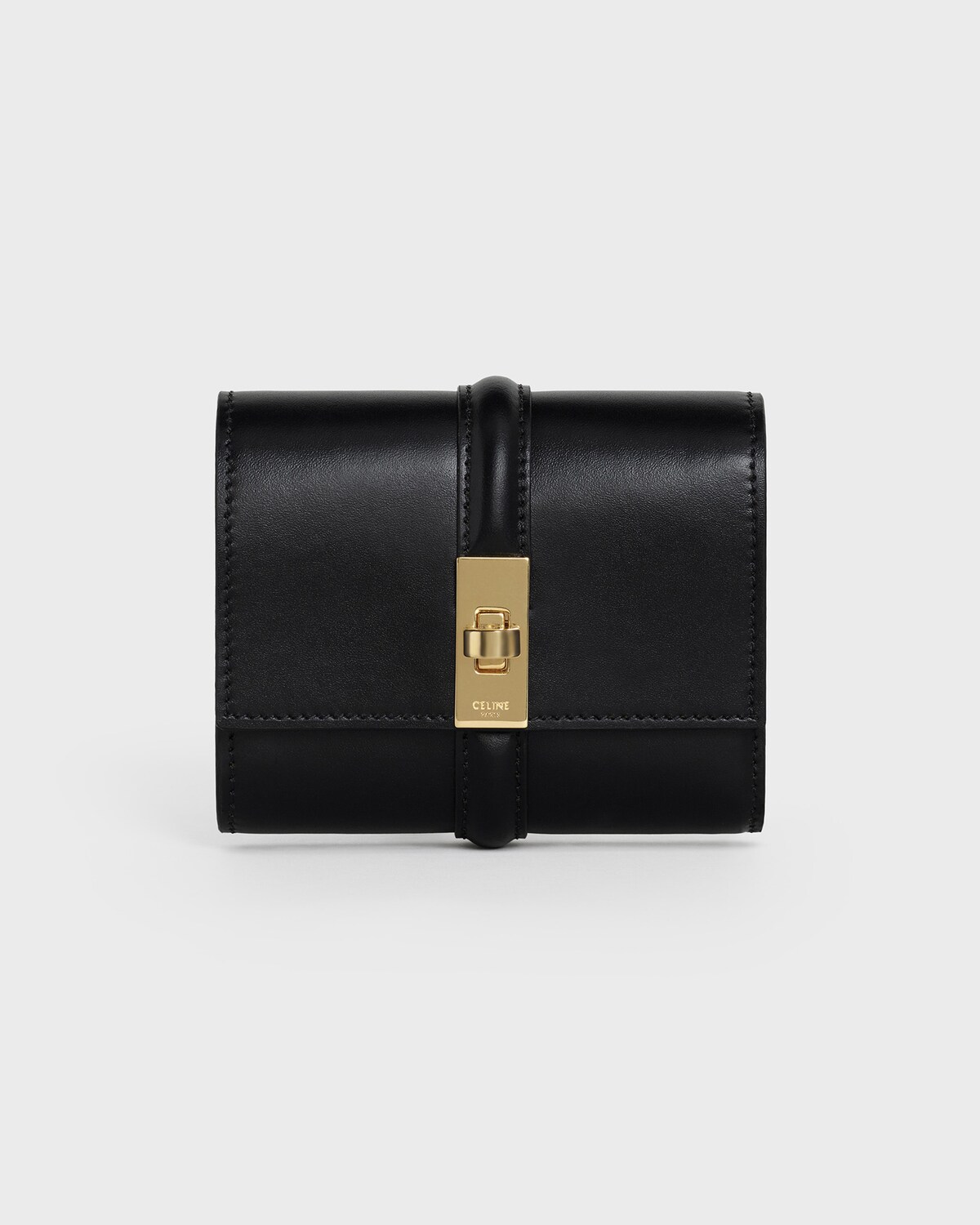 Small Trifold Wallet 16 In Satinated Calfskin — 10F523CQ7.38NO