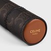 립스틱 홀더 - 트리옹프 캔버스 & 카프스킨 - 탠 - 뷰티 액세서리 - 4 | CELINE