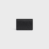BUSINESS CARD HOLDER IN Grained Calfskin - BLACK - WINTER NEW ARRIVALS - 2 | CELINE