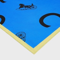 square IN silk twill - BURGUNDY / BLUE -  - 2 | CELINE