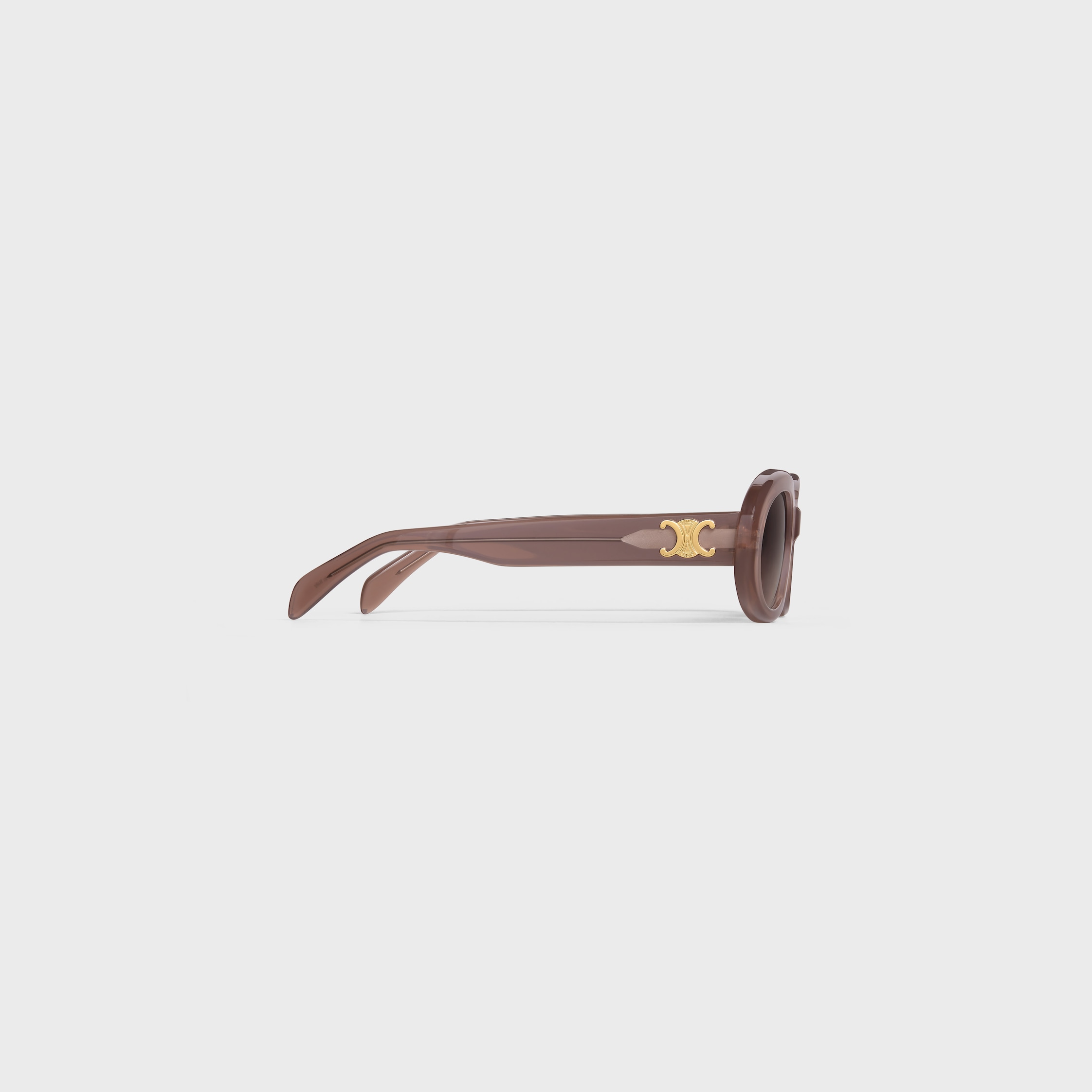 Triomphe 01 sunglasses in Acetate - MILKY HAZELNUT | CELINE