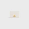 CARD HOLDER TRIOMPHE IN Shiny calfskin - RICE | CELINE