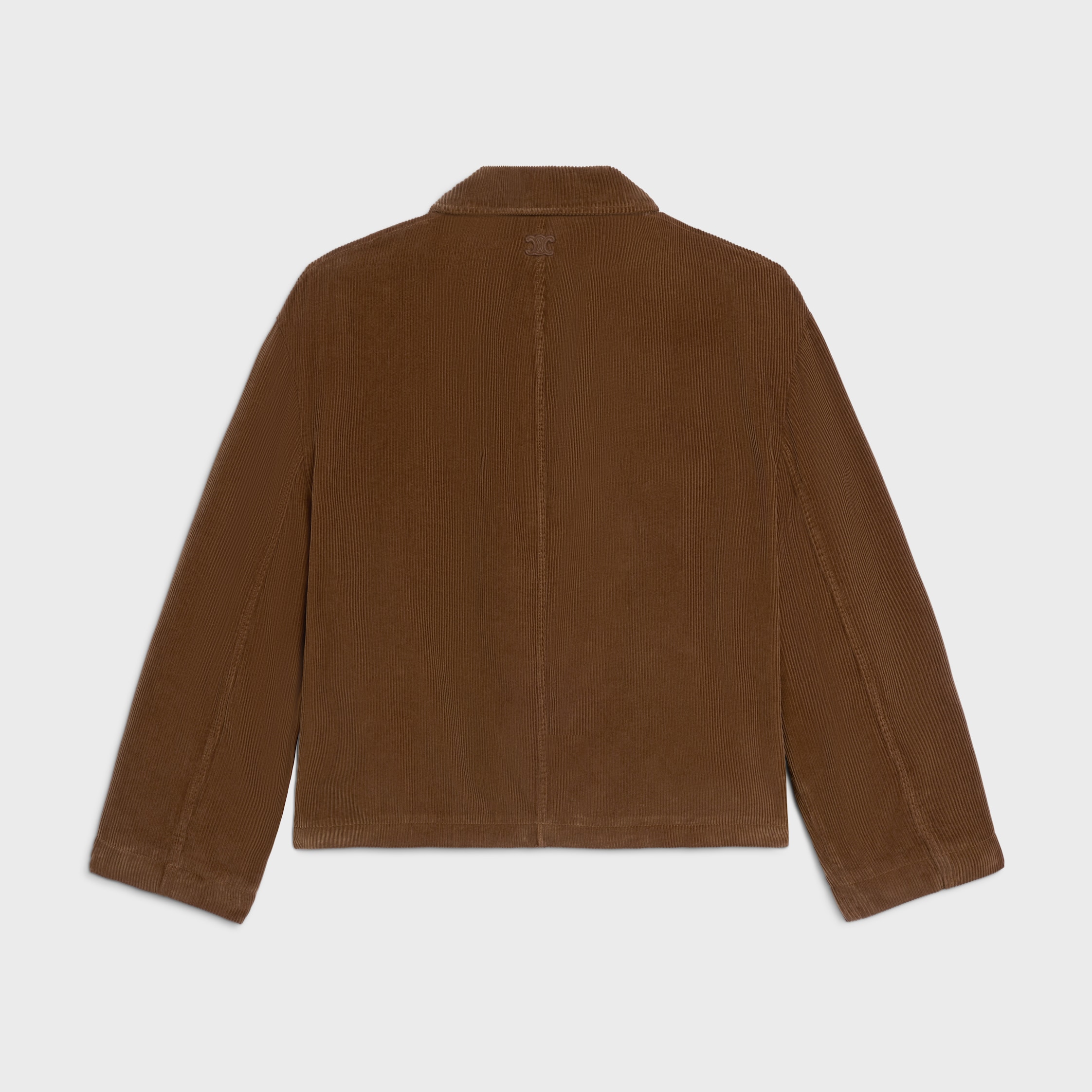 JACKET IN CORDUROY - 70'S BROWN LIGHT STONE WASH | CELINE