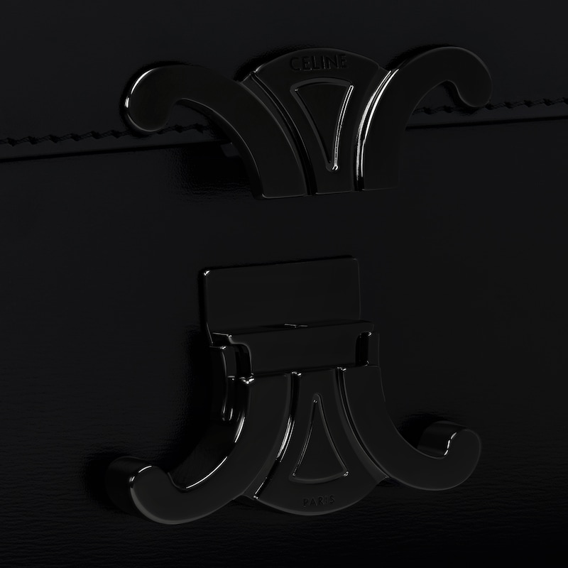 TEEN TRIOMPHE BAG IN Shiny Calfskin - BLACK - GIFT FINDER - 1 | CELINE
