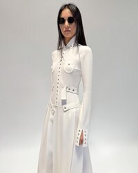 dress IN viscose - WHITE -  - 2 | CELINE