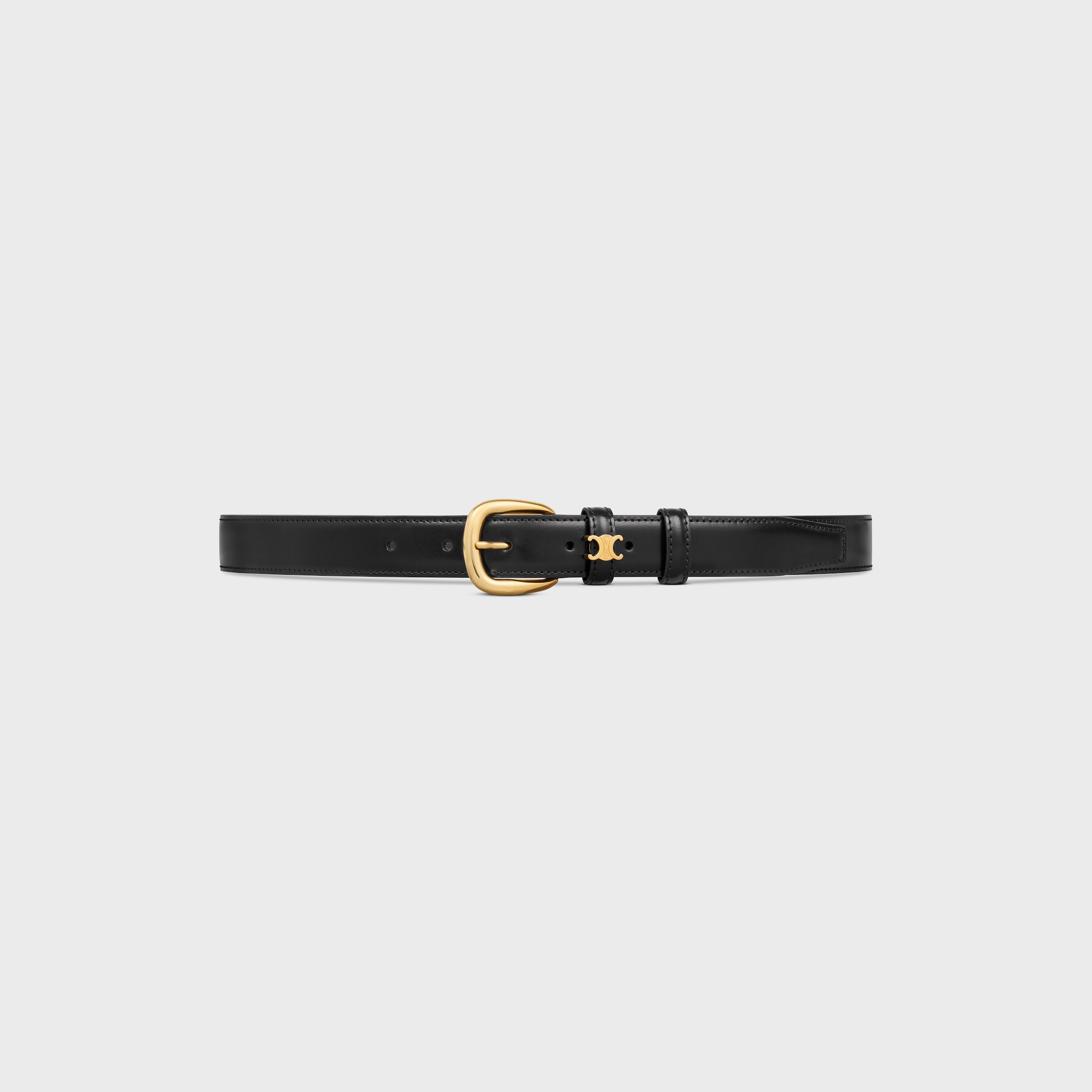 CELINE ブラック ベルト ミディアム 25MM CELINE セリーヌ ベルト/MEDIUM 25MM メンズ | メンズ・ブランド