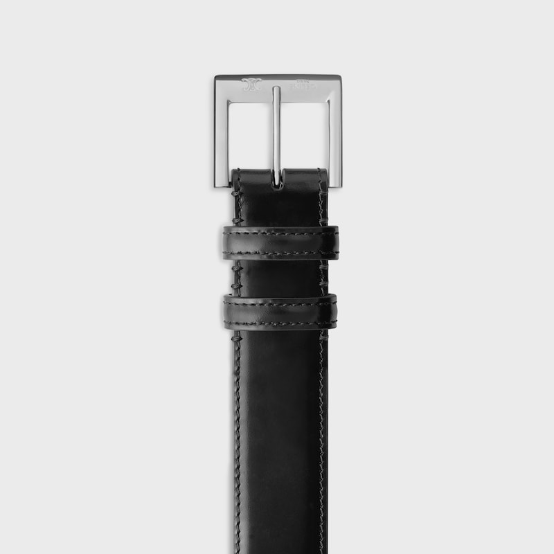 CINTUR&Oacute;N BC-28 30&nbsp;MM DE PIEL TAURILLON - NEGRO -  - 1 | CELINE