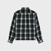 오버셔츠 - 타탄 캐시미어 - 블루/그린/화이트 -  - 2 | CELINE